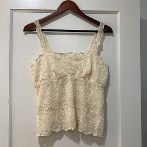 Vintage Banana Republic Lace Tank
